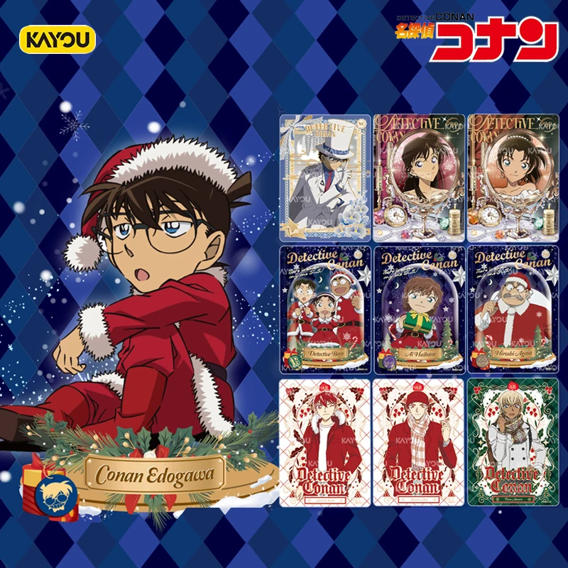KAYOU Genuine Detective Conan Card Penetrating Package 7th Anime Cartoon Printing Collect Card Toy Ornaments Children's Gifts