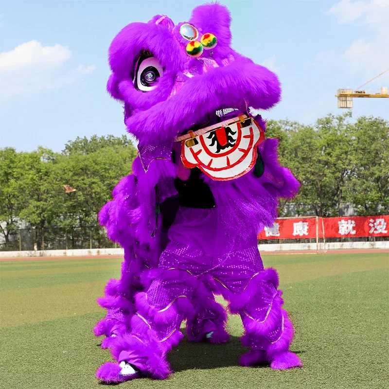 Wool Lion Dance Costume Southern Lion Dance Mascot Costume Awakening  Stage Costume Adult Lion Dancing Clothing