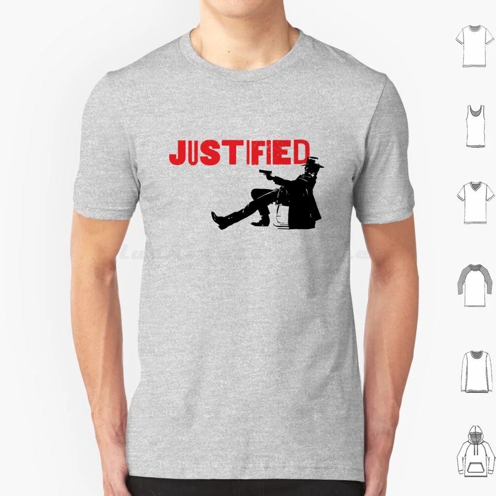 Justified Chill T Shirt Cotton Men Women DIY Print Crime Tv Series Elmore Leonard Timothy Olyphant Crime Drama Tv Show