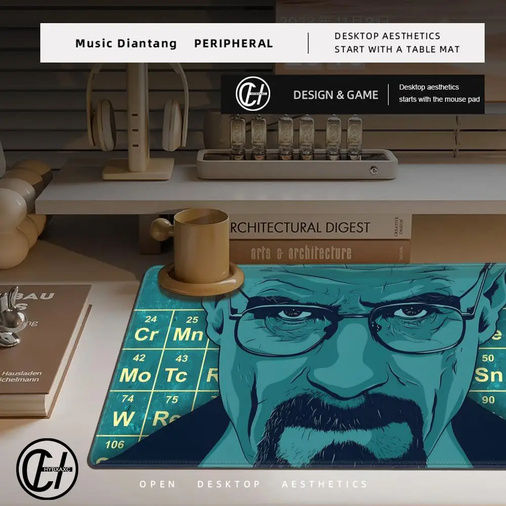 Breaking Bad Mouse Pad Cute HD Desk Pad Extended Gaming Keyboard Mats Large 100x50cm XXL Gamer Mousepad