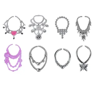 ملابس وإكسسوارات دمية باربي ، فساتين الموضة ، الأحذية ، النظارات ، القلائد ، حقيبة اليد ، عشوائي ، 32 قطعة ، 10 قطع ، 22 قطعة أفضل 10 مبيعات جسم باربي المفصلي - No2