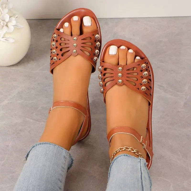 

Slippers Women Summer Sandals Fashion Bling Female Candy Color Flat Sandals Beach Diamond Flat Shoes Outdoor Sandals Plus Siz 43