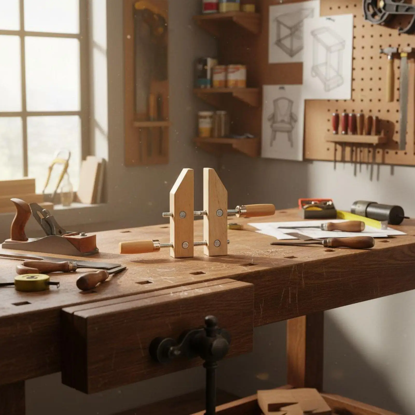 多用途調整可能なクランプ、スチールネジ付き、木工工具、大工の - Tools For Woodworking Workshop のレビューと価格
