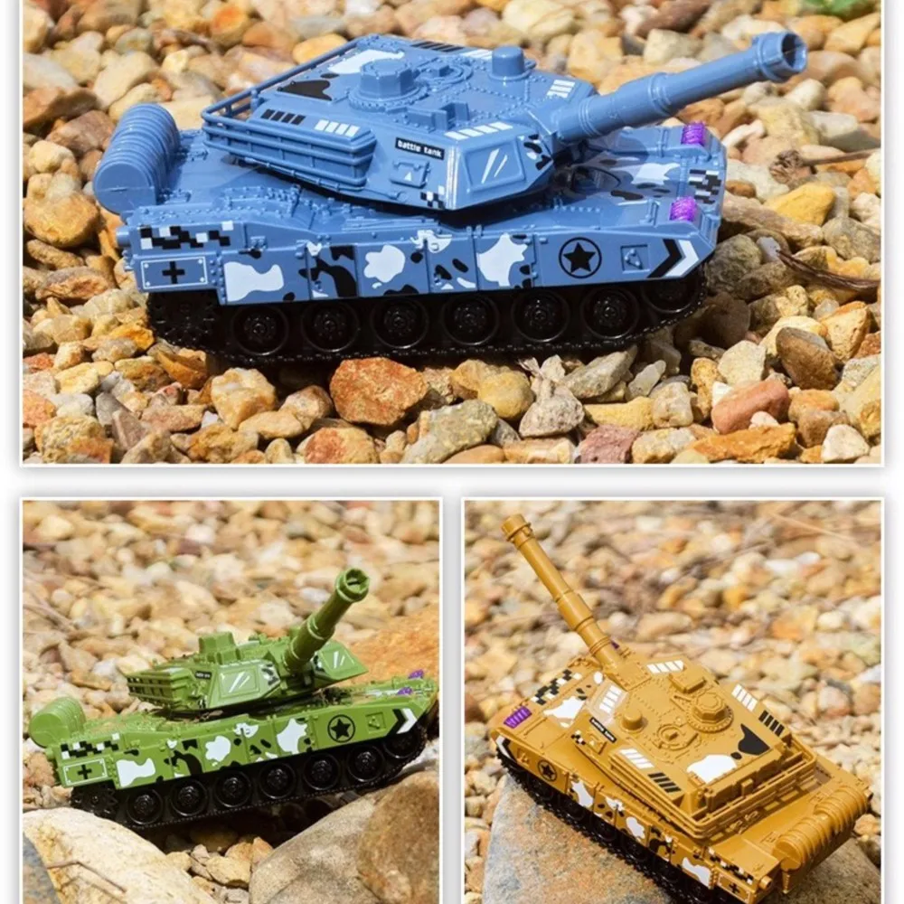 1 PCS Friction Inertial Main Battle Capital Tank Model Simulation Boy Armored Motor Car Vehicle Military Tanks Chariot Toys Gift