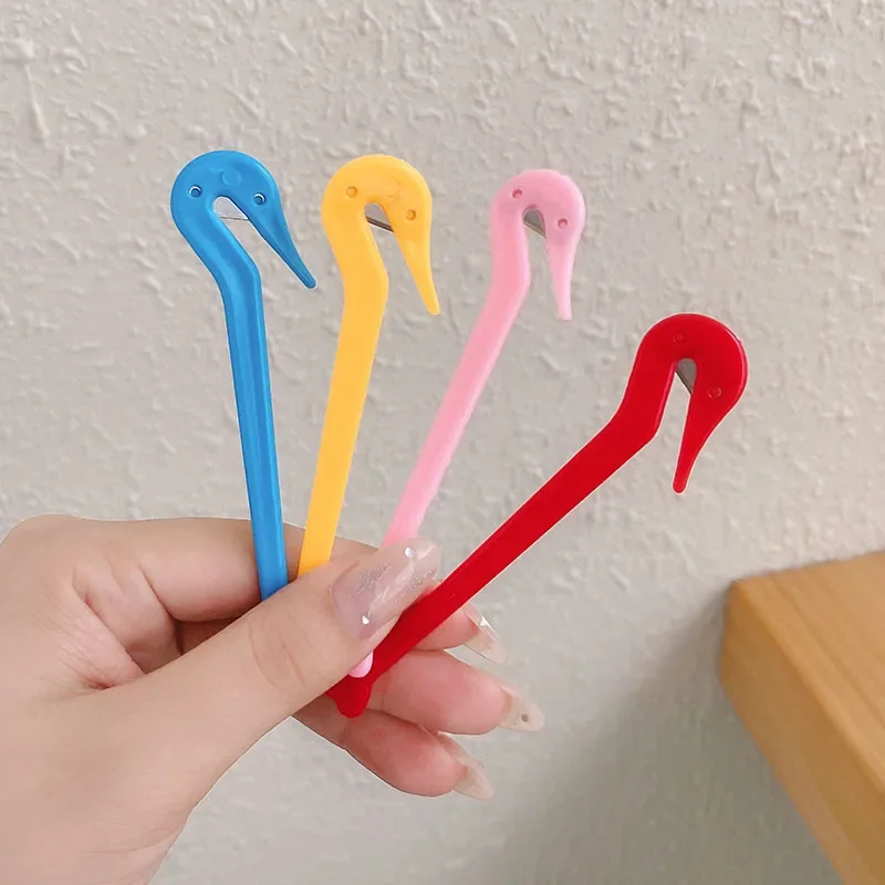 4Pcs Elastic Hair Band Cutters Disposable Rubber Band Remover Pain Free Hair Ties Removing Cut Knife Tool Styling Accessories