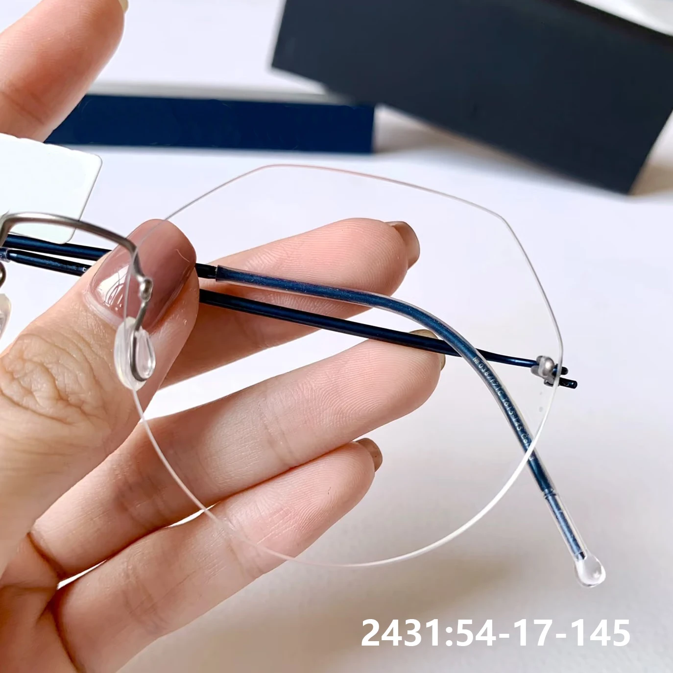 denmark-brand-women-polygon-frameless-2431-fashion-pure-titanium-ultralight-rimless-glasses-frame-designer-no-rim-eyeglasses