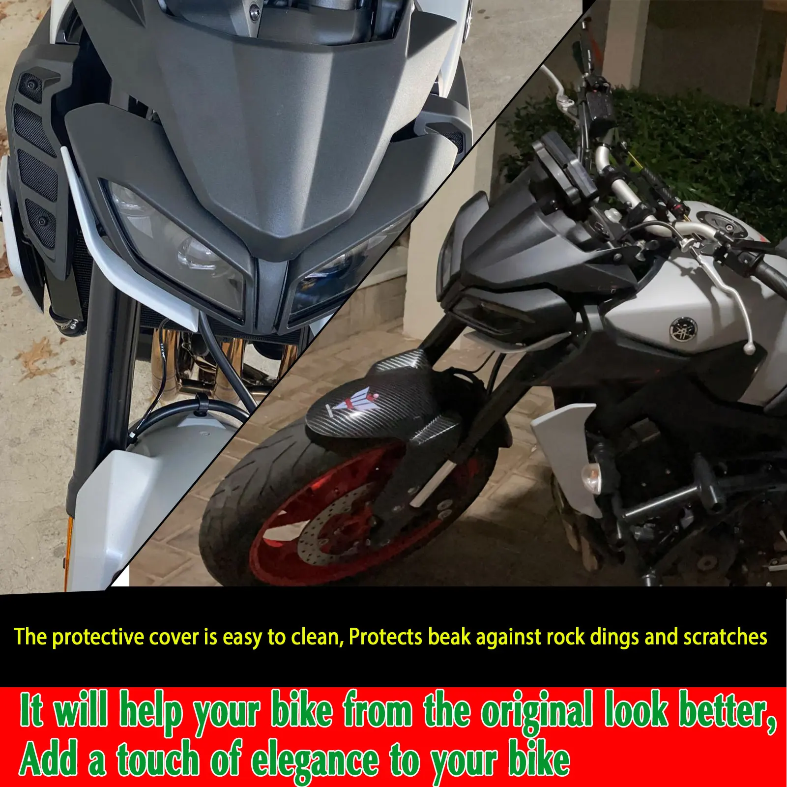 

For Yamaha MT-09 MT09 Headlight Cover Protective Shell Frame For MT 09 2017-2020 Motorcycle Head Light Upper Fairing Accessories