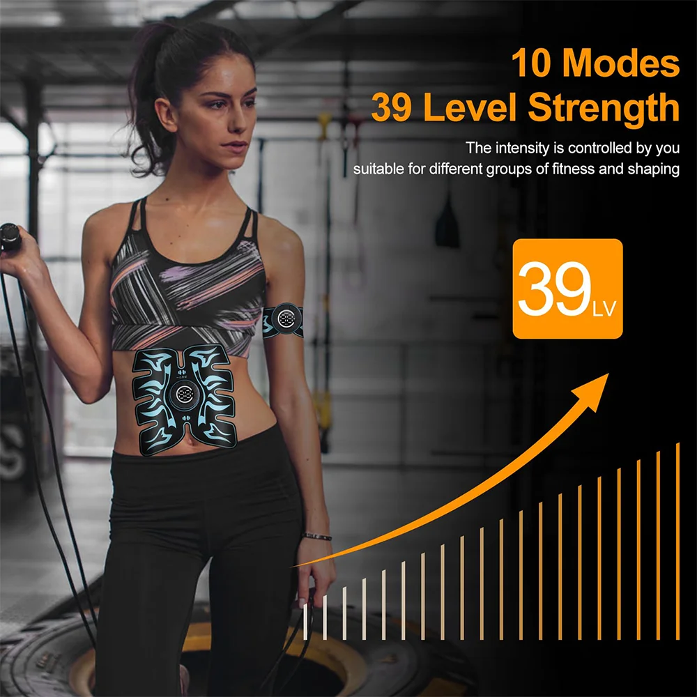 Ems腹筋パッチ,家庭用フィットネス機器,インテリジェント筋肉刺激装置,マッサージ装置