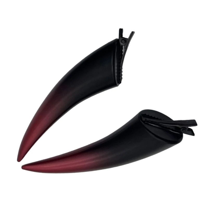 Devil Horn Tornante Party Cosplay Costume Clip capelli Accessori per capelli Halloween Trasporto goccia