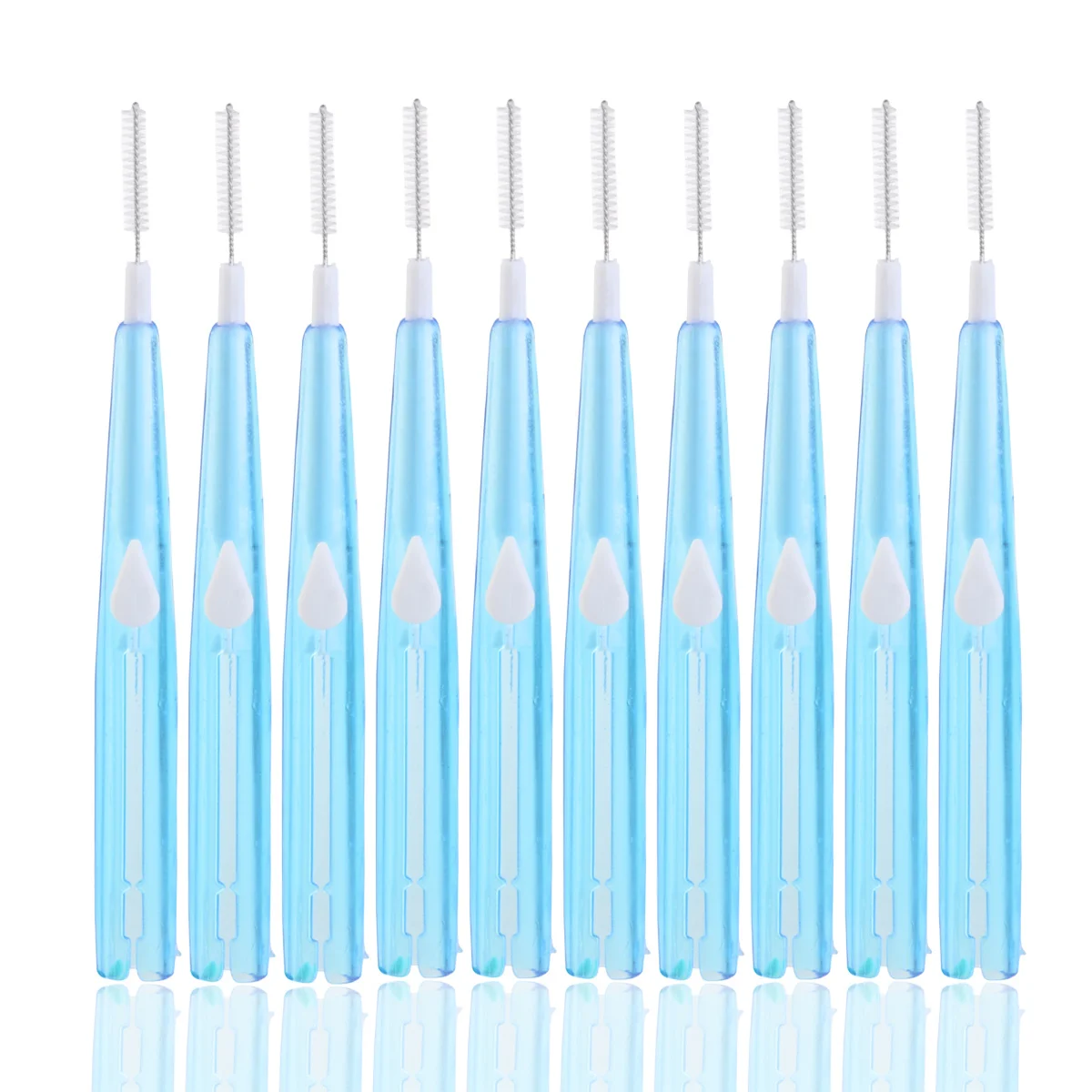 8 pezzi interdentali per la pulizia delle lacune dei denti strumento per l'igiene orale dentale spazzola interdentale ortodontica igiene