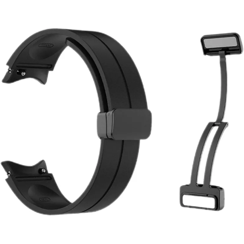 

No Gaps Band For Samsung Galaxy Watch 6 4 classic/5 pro 47mm 43mm 44mm40mm magnetic Silicone bracelet Galaxy watch6 watch4 strap