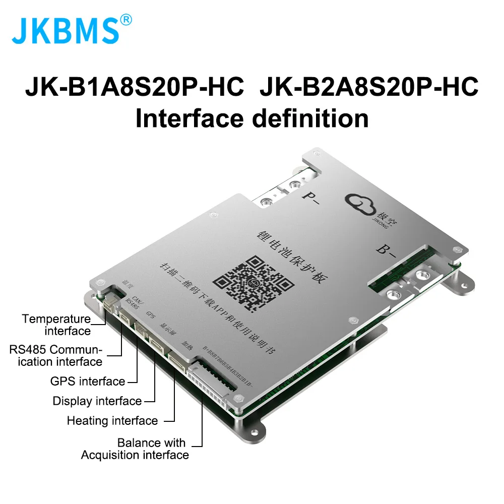 JKBMS JIKONG SMART BMS 4S 5S 6S 7S 8S 12V 24V BATTERIE MIT 2A AKTIVER BALANCE WÄRMEFUNKTION IM ANGEBOT – Detail 16