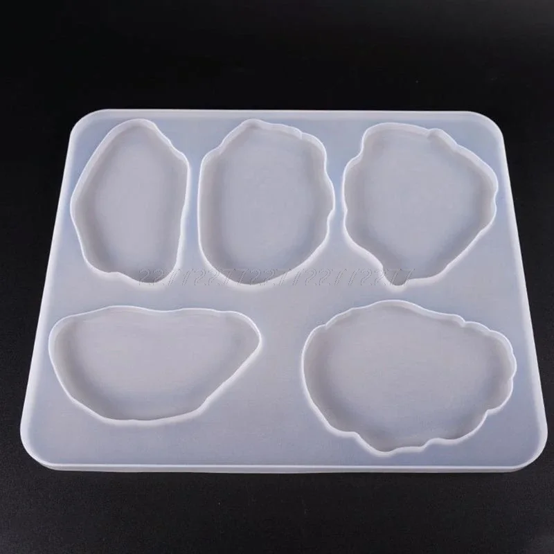 Lớn Trang Trí Khuôn Bộ Đa Tiêu Chuẩn Cốc Thảm Khuôn Silicon DIY Pha Lê Epoxy UV Khuôn S18 19 Trang Sức Giọt