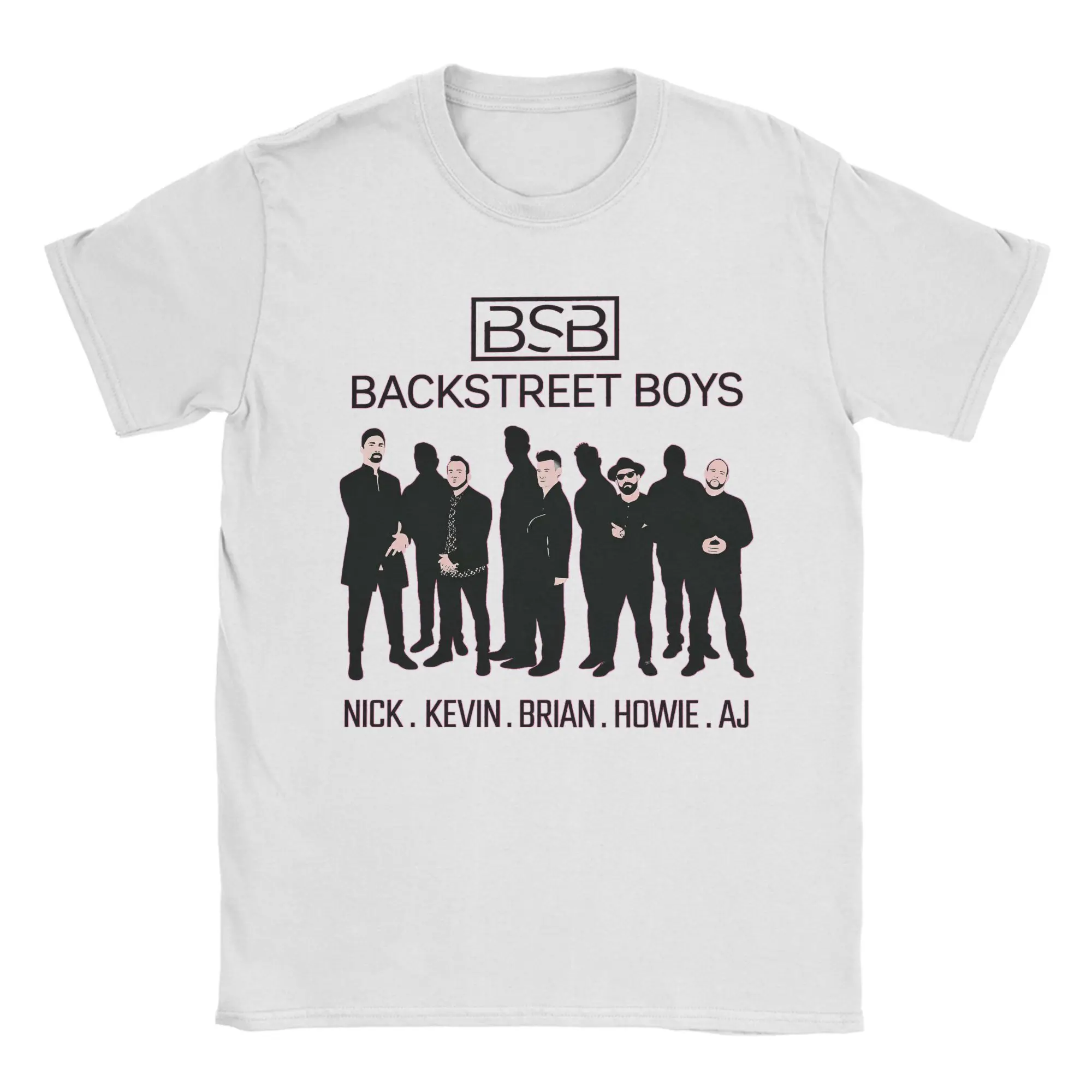 

Backstreet Boys Millennium Tour Music T-Shirt Men Fashion 100% Cotton Tees Crewneck Short Sleeve T Shirt Printed Clothes
