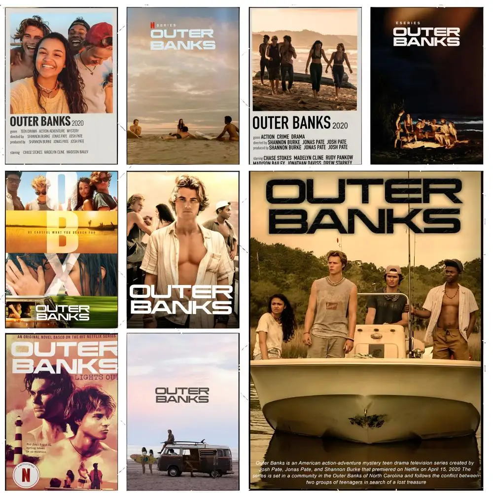 Vintage Outer a_Banks TV Poster Premium Decor Art & Gift for Household Lounge Home Ornaments