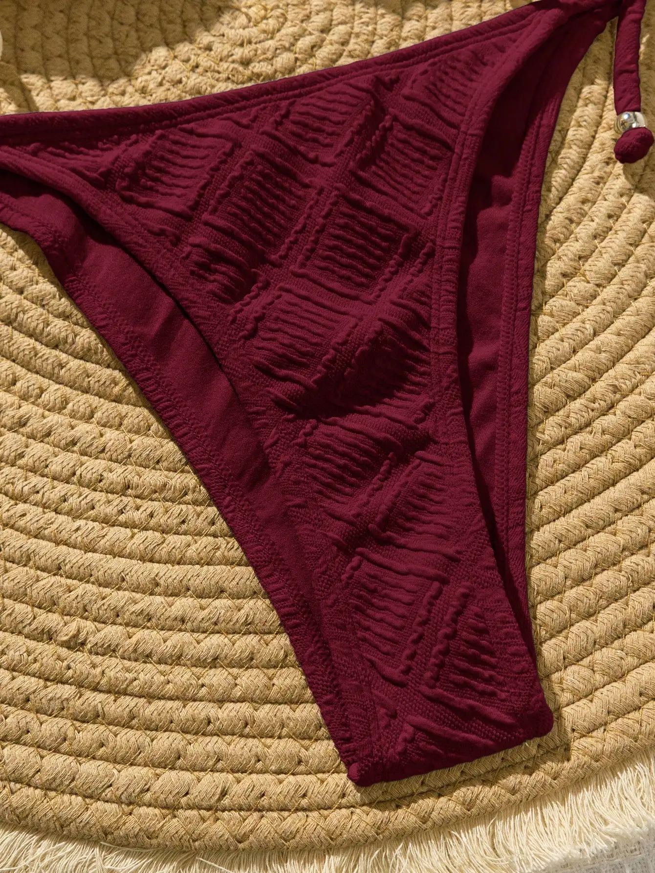 

Женский однотонный купальник-бикини с завязками на шее для пляжа, летний комплект