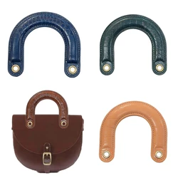 U-shaped Detachable Bag Handles PU Leather Handbags Short Bag Strap Handmade Purse Handles Replacement Belt Accessories For Bags