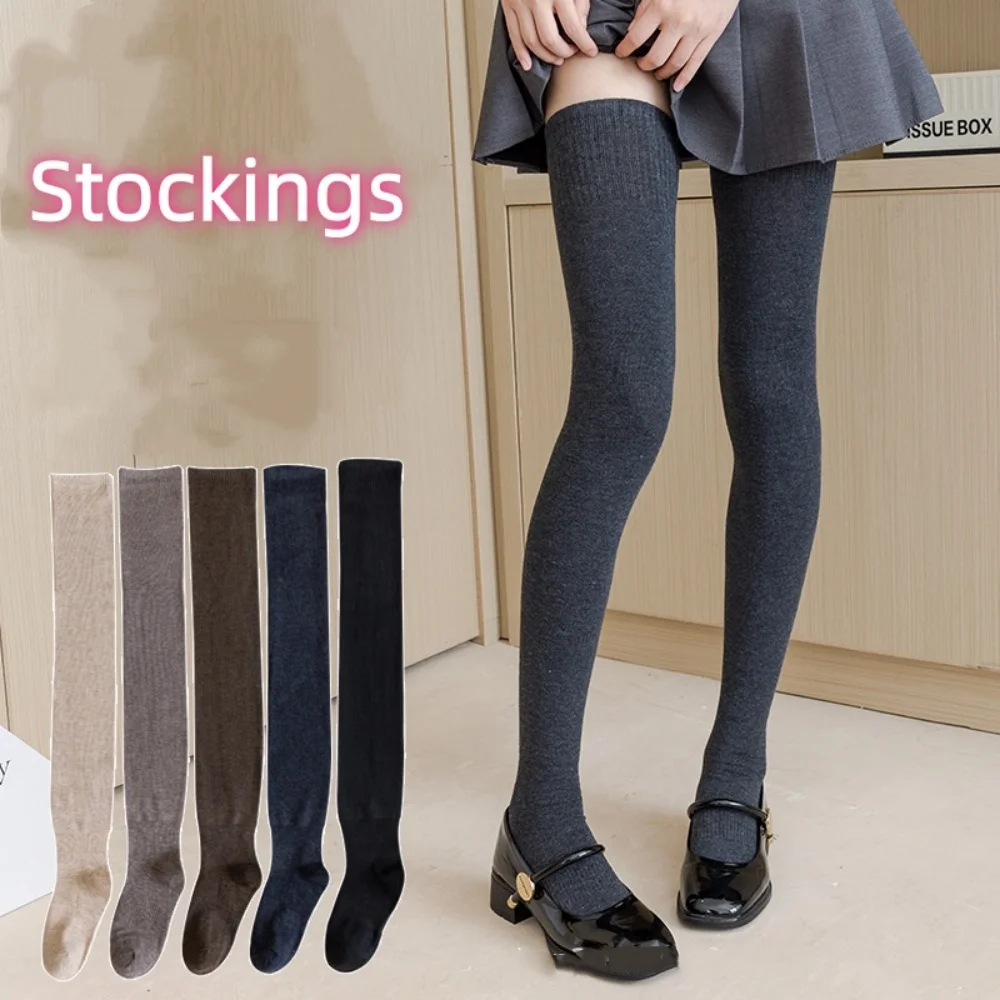 

Elastic Long Stockings Sexy Jk Stockings Over The Knee Socks Elastic Women Thigh Socks For Winter Autumn Japanese Schoolgirl
