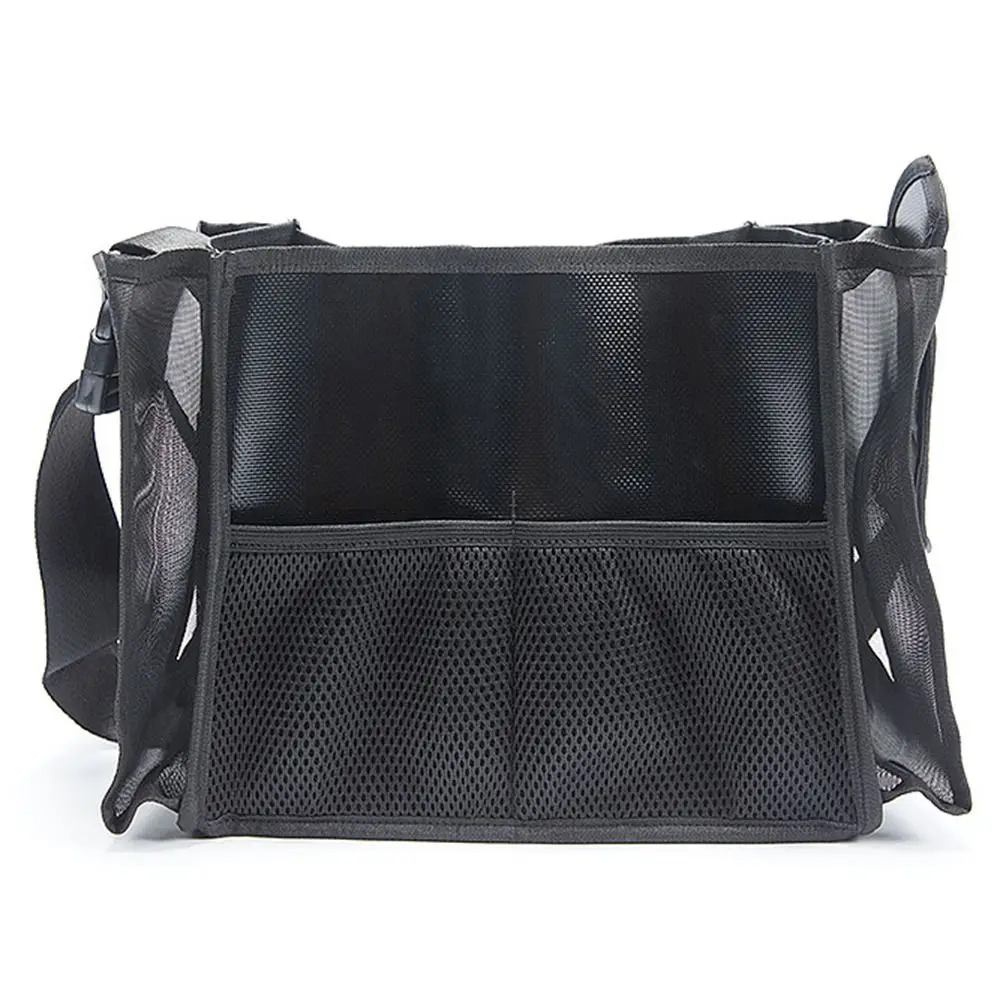 Large Capacity Cosmetic Brush Storage Bag Black Color Multi-function Women Artist Bags Wear-resistant Casual Hair Stylist Bag
