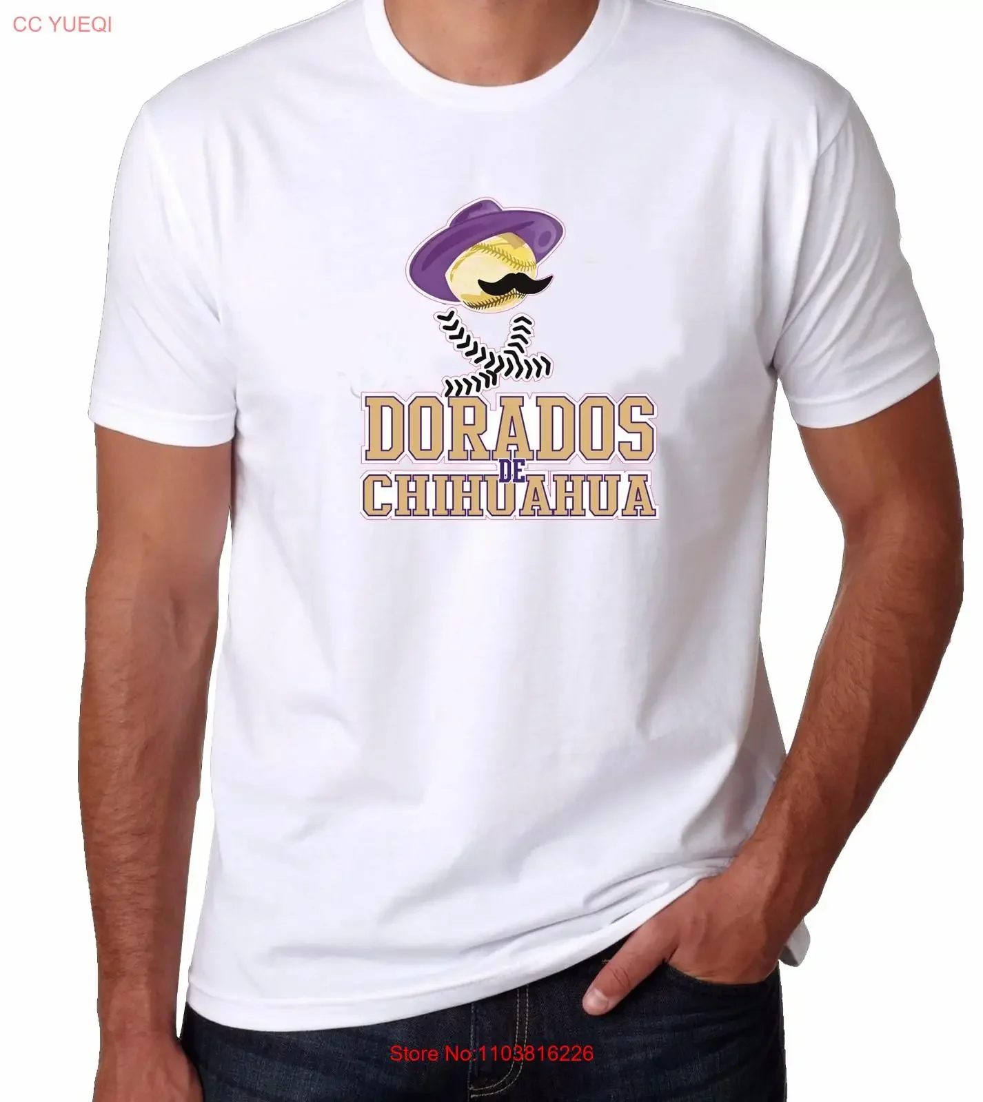 Бейсбольные мужские футболки Dorados De Chihuahua с круглым вырезом, 100, хлопок, винтажные, стираные, унисекс, мягкие, модные, удобные для дома Бейсбольные мужские футболки Dorados De Chihuahua с круглым вырезом, 100, хлопок, винтажные, стираные, унисекс, мягкие, модные, удобные для дома