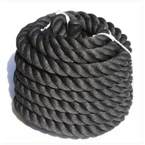 

Черная боевая веревка, 9 метров, 12 метров, 15 метров, боевая веревка для занятий спортом, крестом, фитнесом