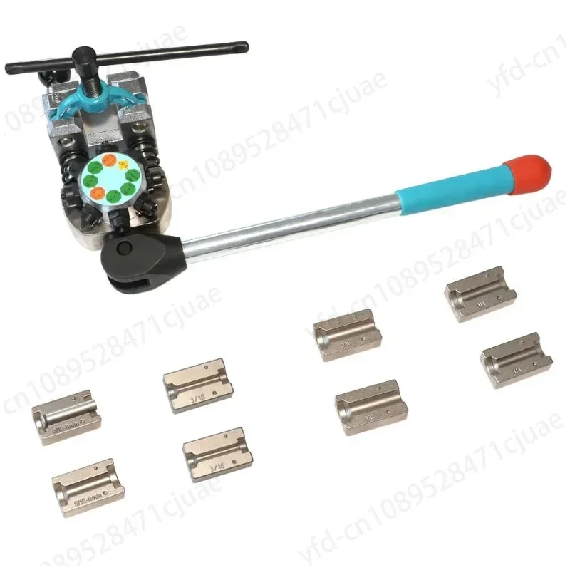 45 Degree Professional Brake Line Flaring Tool Kit for Single, Bubble, and Double Flares, 3/16\