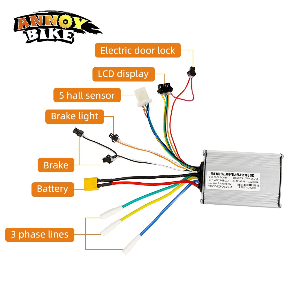 Electric Scooter LCD Meter 36V 350W500W 48V 800W1000W Instrument Panel Controller Accessories Display