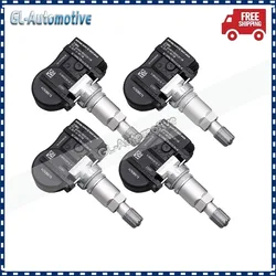 Set of (4) TPMS 4250B975 Tire Pressure Sensor for Mitsubishi Eclipse Cross I-Miev Mirage Outlander Lancer 315MHz