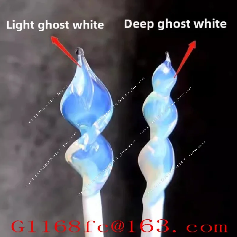 B04 B05 Light Deep Ghost White New High Borosilicate Color Changing Glass Rod DIY Handmade