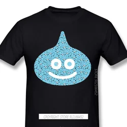 Dragon Quest Funny Anime Manga 2021 Popular New Arrival T-Shirts Optimus Slime O-Neck Cotton For Men