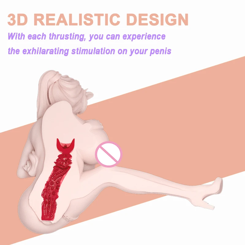 Silicone Sex Doll For Men Artificial Vagina Sex Toy Male Masturbator Pocket Pussy For Adults Shop Anime Figure Masturbation Cup