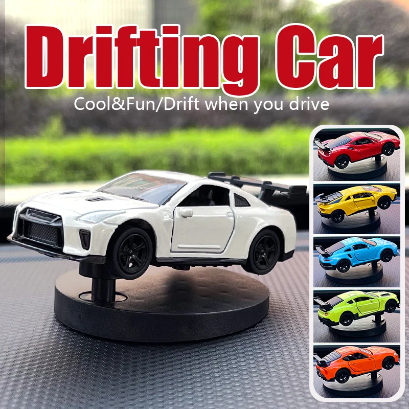 Drift Car dashboard toy model swing turning cool sports race auto ornaments interior accessories decor items fun decorations men