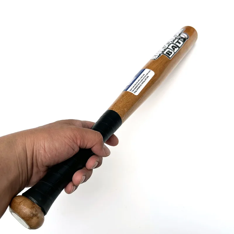 High Quality 54cm Long Real Wood Baseball Softball Bat Unleashing Self Defense Outdoor Sports Free Shipping Hardwood Bats