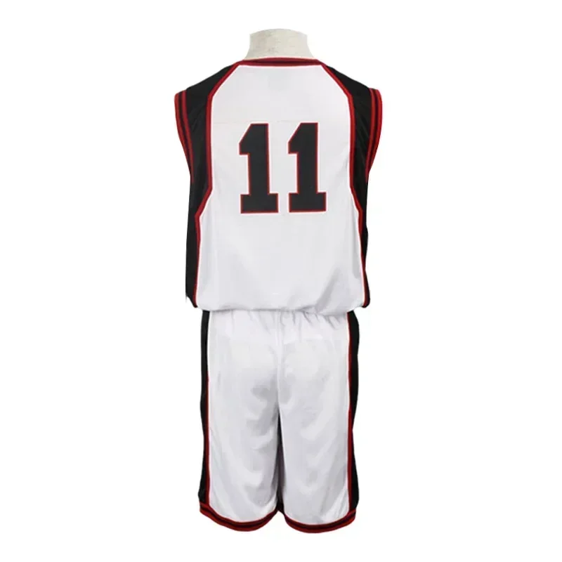 Kuroko Tetsuya Cosplay Costume Anime Kuroko\'s Basket Ball Cosplay Costume Wig High School No.11 Vest Basketball Jersey