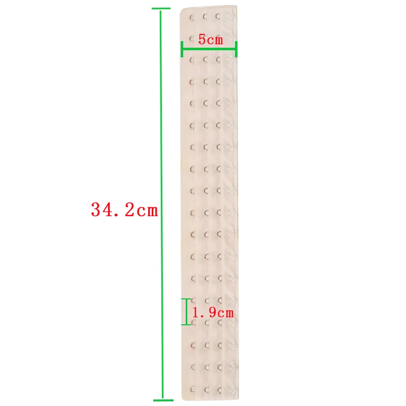 Extender For Waist Sheath Hook Straps for Waist Cincher Slimming Belt To Adjust Size Tightness 3*16 Hooks 30cm