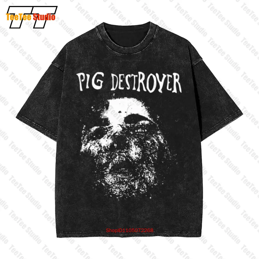 Porco Destroyer Tamanho L Ss Vintage Camiseta Oversized Napalm Death Terrorizer Nails Brutal Truth Nasum UKBF