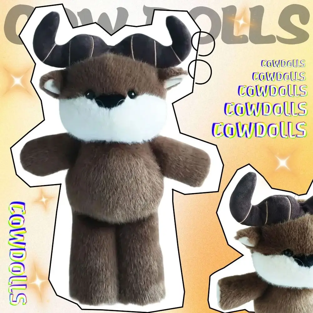 Presente criativo macio vaca pelúcia animal travesseiro de pelúcia suporte emocional bonito animais de pelúcia pelúcia travesseiro de pelúcia de 15.75 polegadas