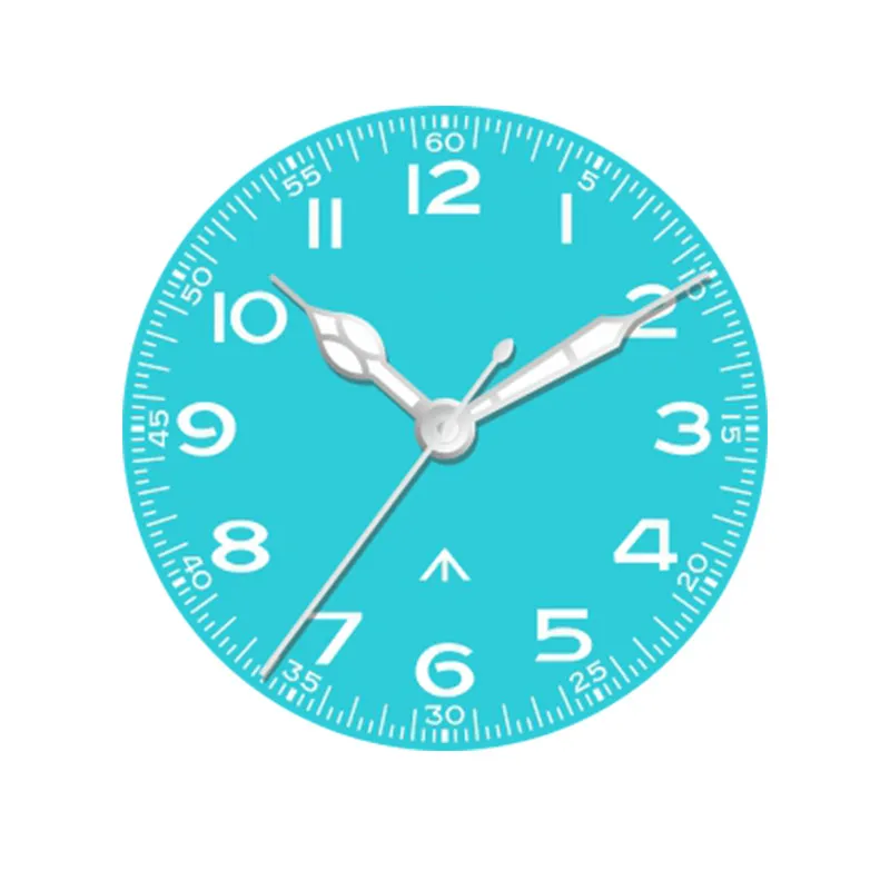 High Quality 36mm Titanium Alloy Watch Case 28.5mm Dial for VH31 Quartz Movement Sapphire 10BAR Nylon Strap Mod Parts image 3