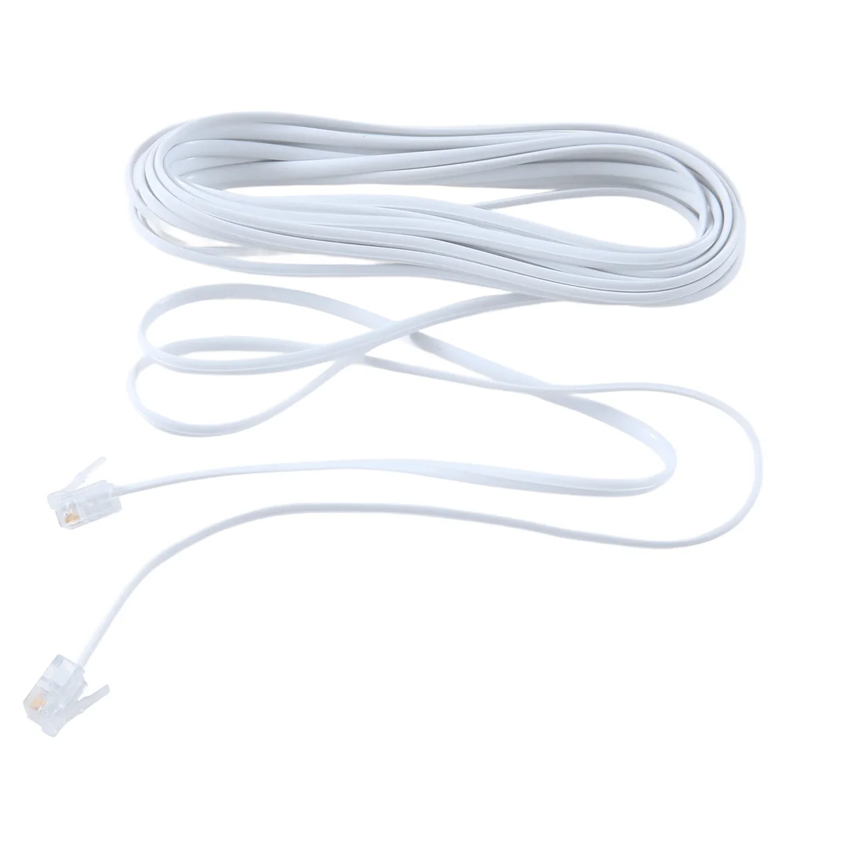 6P2C RJ11 macho a macho enchufe Cable de línea telefónica 5M TQ