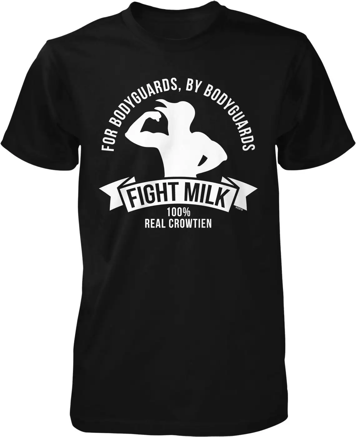 Fight Milk For Bodyguards von 100 Real Crowtien Herren-T-Shirt HOOD_02774