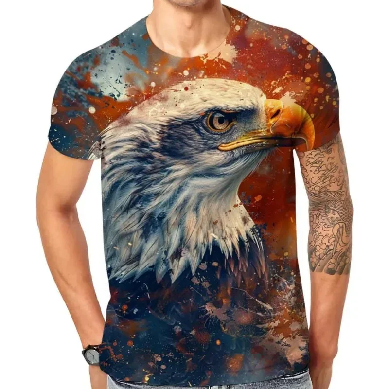 24/25 летние новые мужские персонализированные крутые модные футболки с 3D принтом и тигром, топы для мужчин и женщин, детские забавные футболки 100-6XL