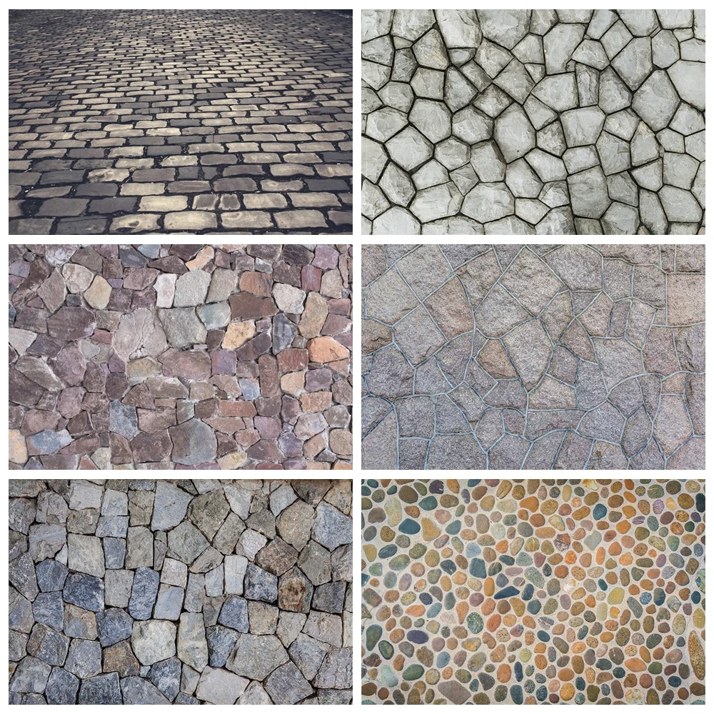 

Rubber stone floor background road brick photography texture black and white cobblestone pavement background street decoration