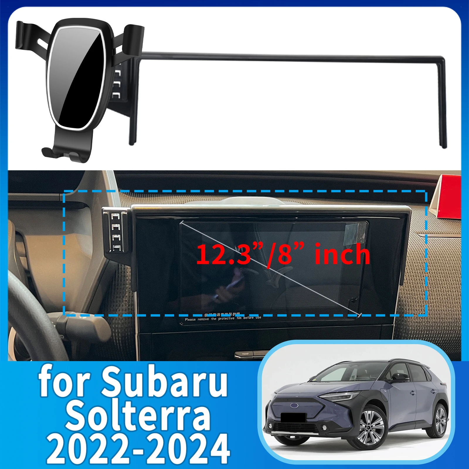 

fit for Subaru Solterra 2022 2023 2024 Anti-Shake Screen Base Phone Holder Mount Stand ​​ Dedicated Car​​ accessoires