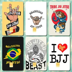BJJ Brazilian jiu-jitsu Stickers Cartoon Credit Card Visa Debit Bank Charge Card Bus Metro Waterproof Sticker Decal Decoration