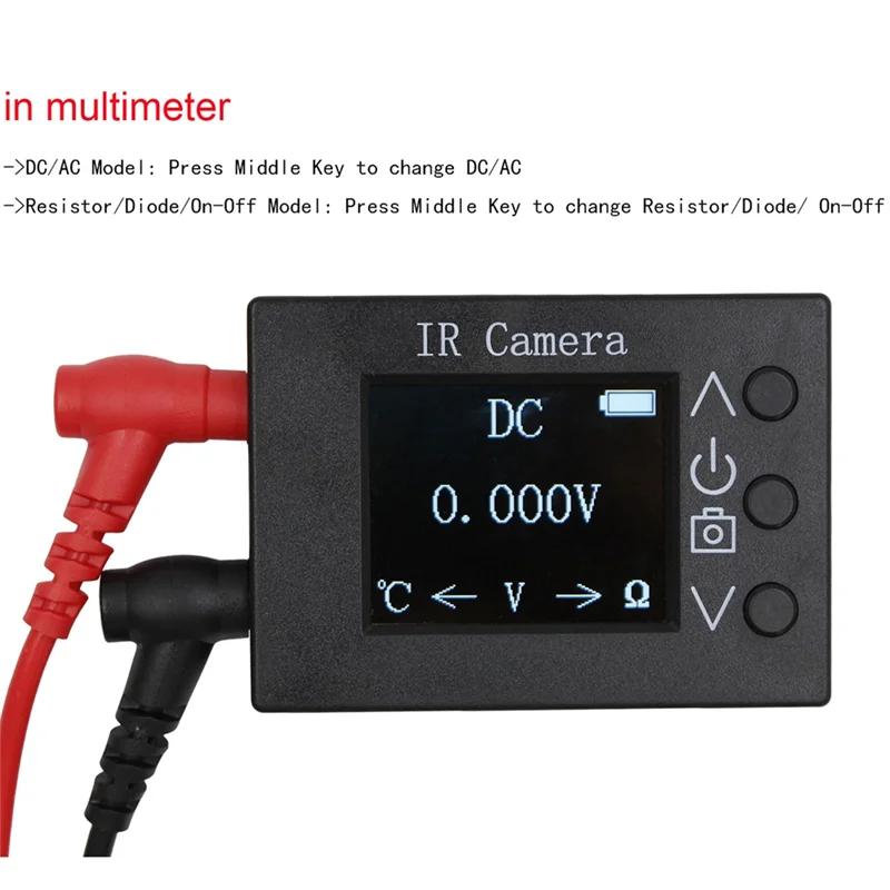 

-A95Z Infrared Thermal Imager TFT Screen Infrared Thermal Imager 32X24 Pixels Points Infrared Temperature Sensor Camera