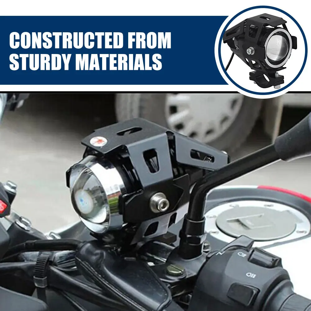 Picture 3: Motorbike Spotlight Spotlights Lighting Head Lamp for Headlight Motorcycle Auxiliary Driving Headlights Additional