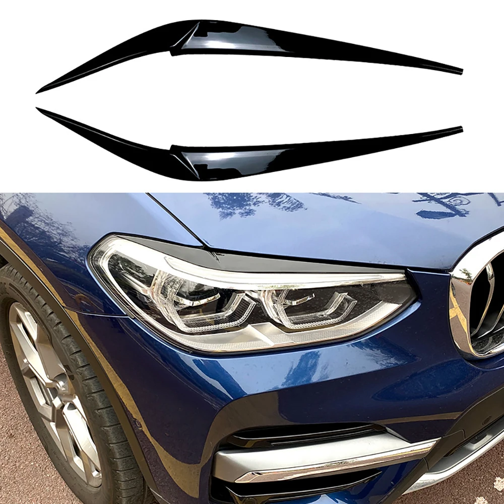 

Крышка для бровей передней фары для BMW X3 X4 G01 G02 2018+ Крышки для фар автомобиля