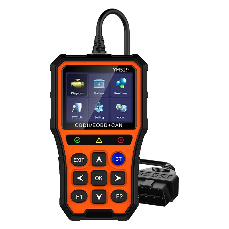 OBD2 YM529 Professional Car Diagnostics Tools Quick Clearfault Code Estinated Battery Life Engine Fualt Diagnostics