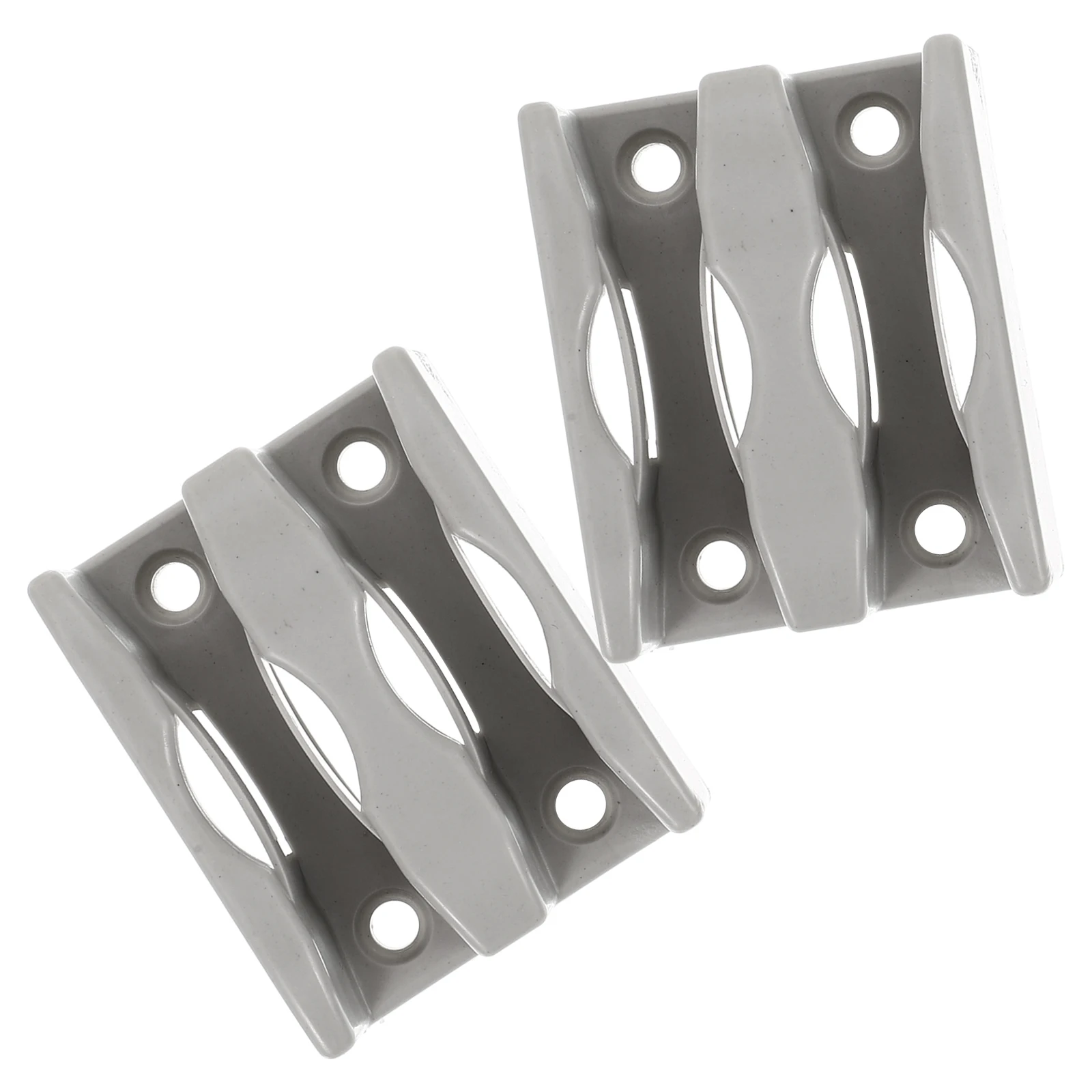 

2Pcs Shower Door Bottom Guides PP Material Sliding Glass Door Guide Track System Accessories Noise-Free Smooth