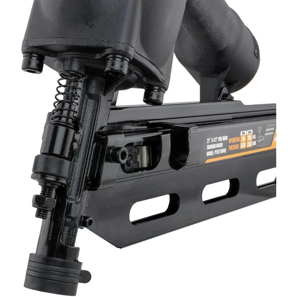 أدوات وتحسين المنزل، أداة تثبيت هوائية 21 درجة مع أظافر | 2 " – 3-1/2" أظافر رأس مستديرة بالكامل #5